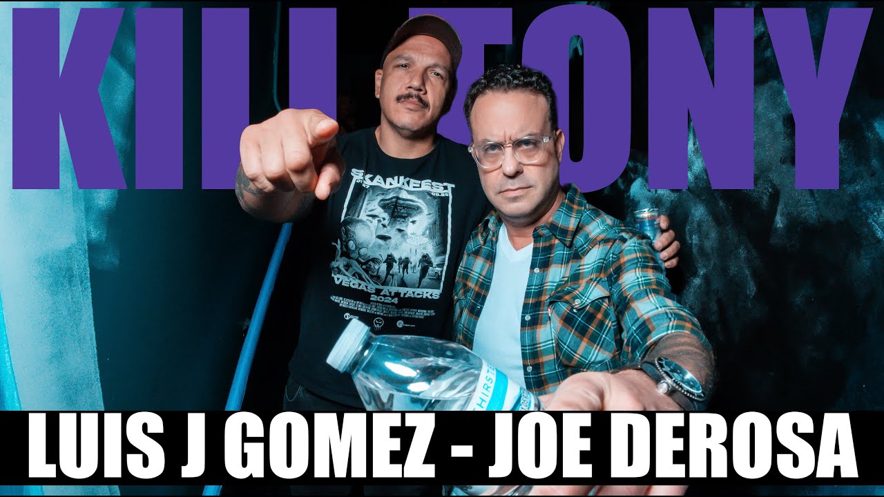 YouTube post by @KillTony for Talkspace. Caption reads: KT .