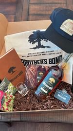Instagram post by @bourbonfinds for Brother's Bond Bourbon. Caption reads: Introducing Brother’s Bond Regenerative Grain....