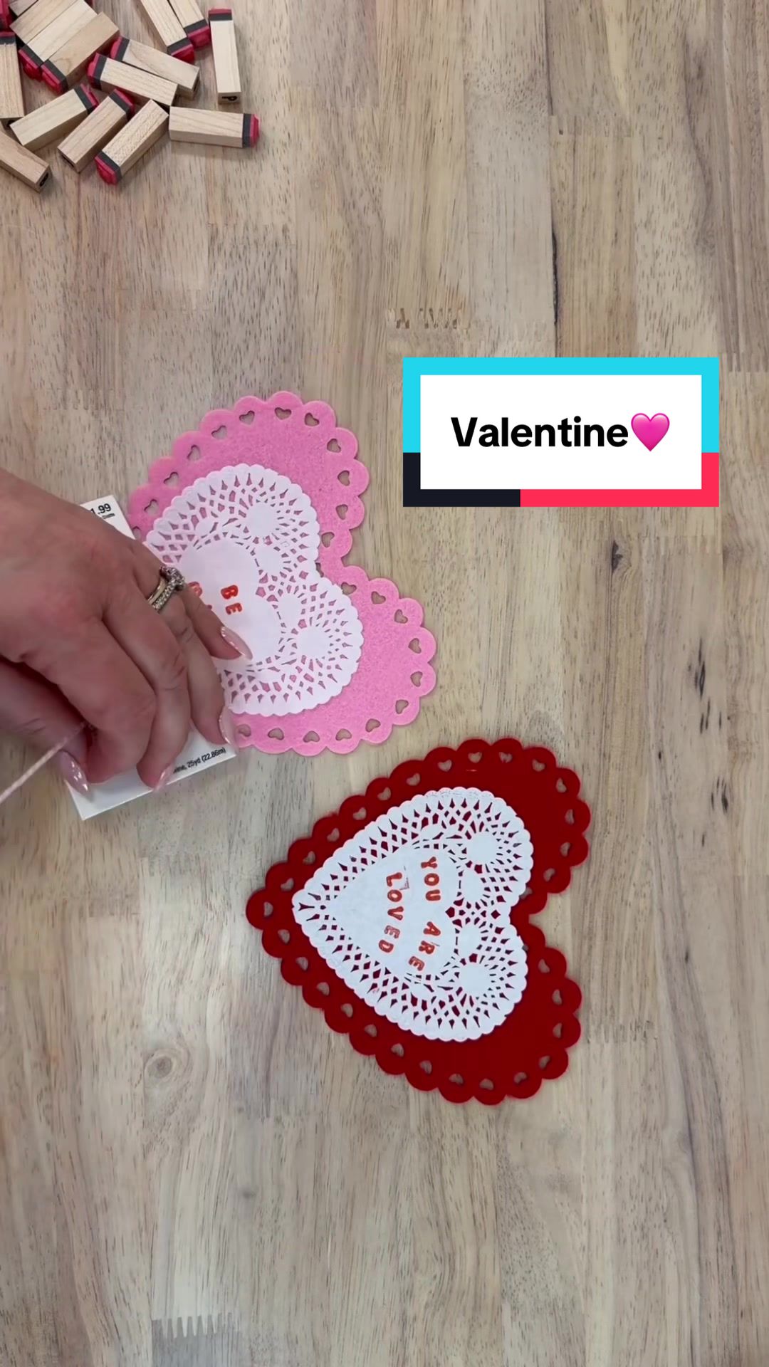 TikTok post by @julieswreathboutique for Hobby Lobby. Caption reads: [...] handmade always wins. You can shop at @Hobby....