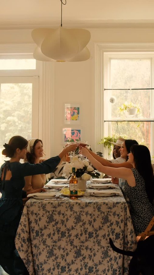 Instagram post by @theserenagoh for The Glenlivet. Caption reads: [...] of my go to spirits when hosting:....