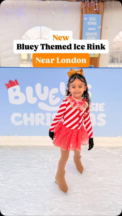 Instagram post by @londonfamilychronicles for Bluey. Caption reads: [...] at @bluewatershopping ! This @officialbluey....