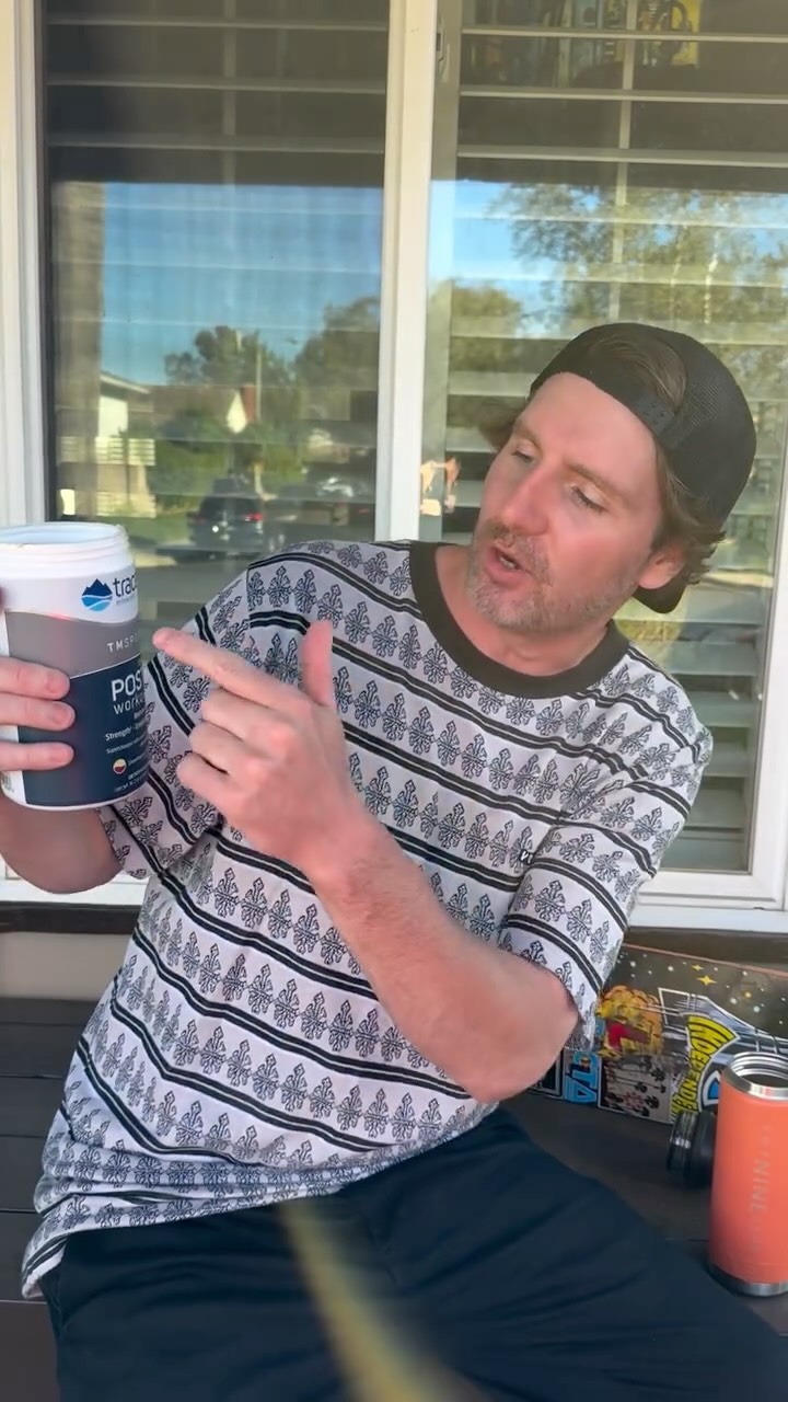 Instagram post by @greglutzka for Trace Minerals. Caption reads: You already know! 🔥🦾 @tracemineralsresearch has....