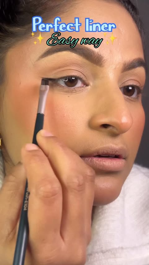 Instagram post by @nishartistry_09 for MARS Cosmetics. Caption reads: Creating a perfect liner is not that difficult —....