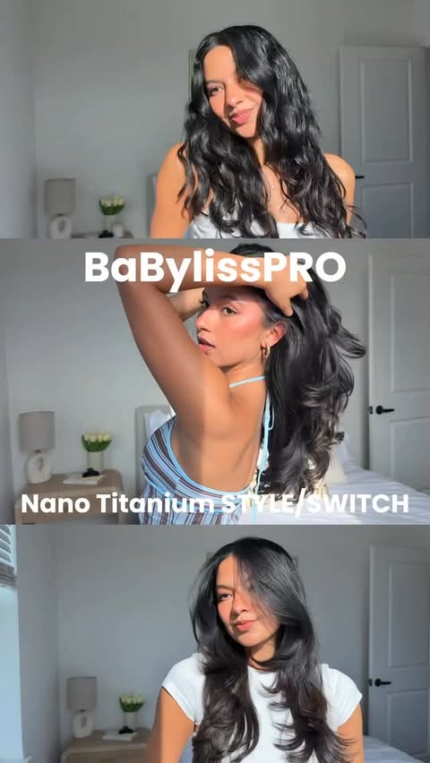 Instagram post by @madi.alexi for BaBylissPRO. Caption reads: [...] 🤍 obsessed with how versatile the....