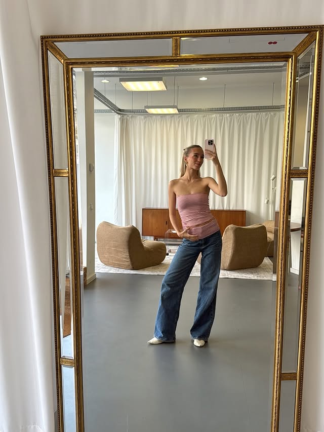 Instagram post by @lisa for Nom Originals. Caption reads: [...] is your fav? 💌 Look 1: Top + pants....