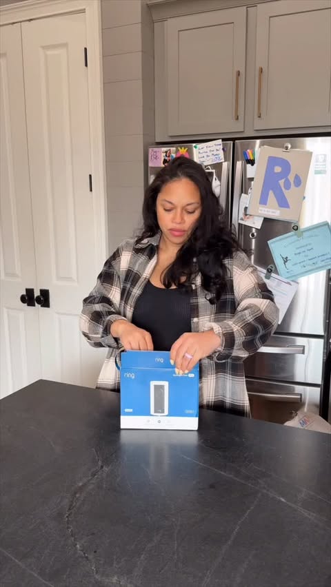 Instagram post by @trimiesha.joyner for Ring. Caption reads: [...] you just give her a little backup with....