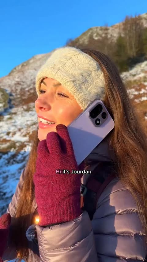 Instagram post by @jourdaninthemountains for OnePlus. Caption reads: OnePlus 15… a phone made for the mountains | AD....