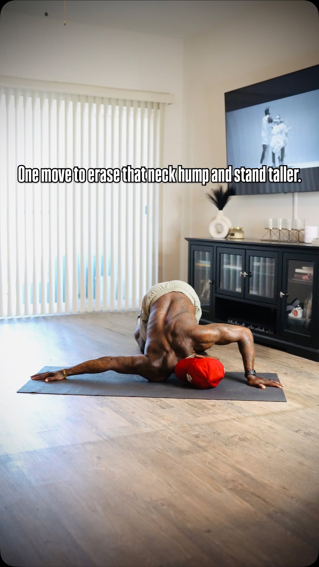 Instagram post by @allways_flamen for Doyoueven. Caption reads: Say goodbye to forward head and rounded shoulders....