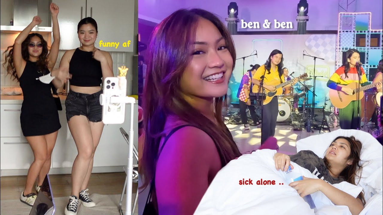 YouTube post by @JEORELLA for Live Healthillie. Caption reads: LIFE IN +63🇵🇭 funny bff date, got sick alone +....