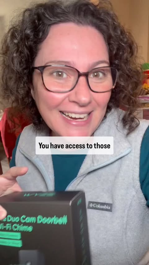 Instagram post by @marina_opik for Wyze. Caption reads: [...] excited with my new video doorbell from....