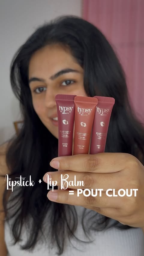 Instagram post by @skincareyingg for Typsy Beauty. Caption reads: Lipstick + lip balm + tint that lasts all day =....