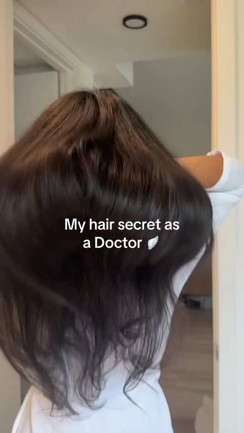 Instagram post by @onceuponadoctorr for K18 Hair. Caption reads: [...] for my hair lately 🤍 I’ve been adding....