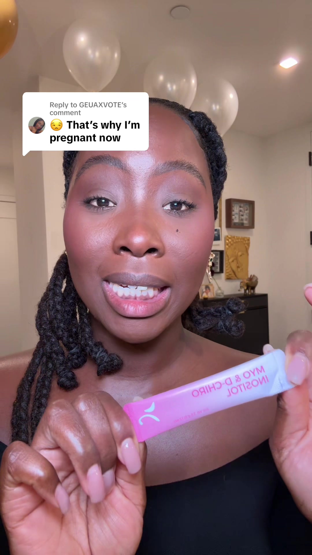 TikTok post by @noirediamonds for Gynable. Caption reads: [...] protect your womb if you start taking....