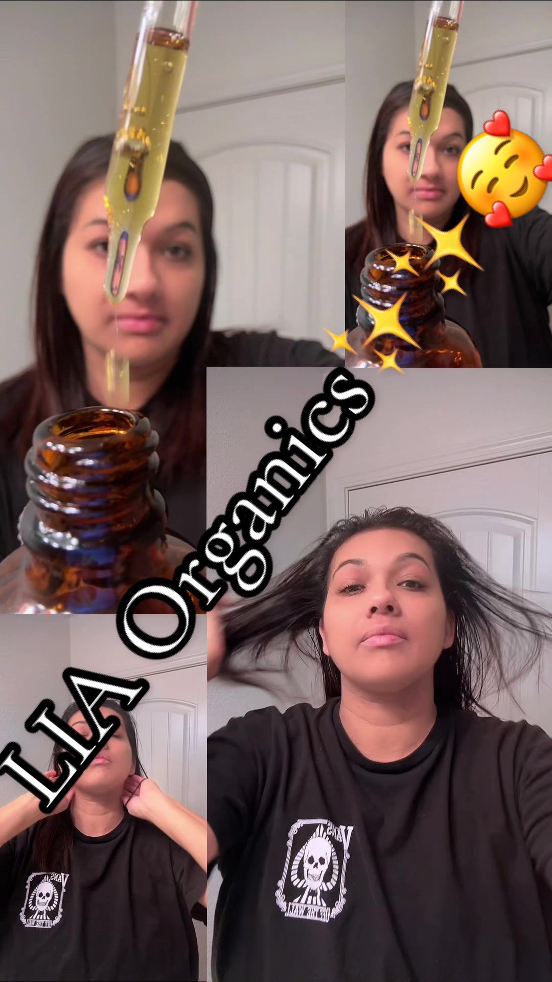 TikTok post by @ariana_1991_ for LIA Organics. Caption reads: [...] and it smells soo good!✨✨Thank you @LIA....