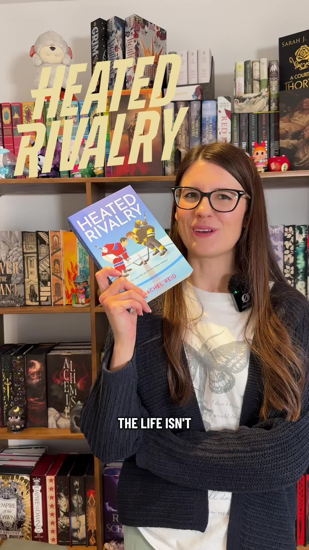 TikTok post by @violet.hollow for HarperCollinsUK. Caption reads: [...] #bookrec #gamechanger #newbooks....