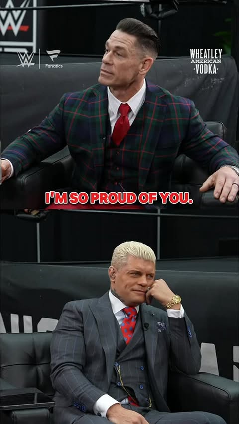 Instagram post by @americannightmarecody for WWE. Caption reads: Having @johncena share his first words since....