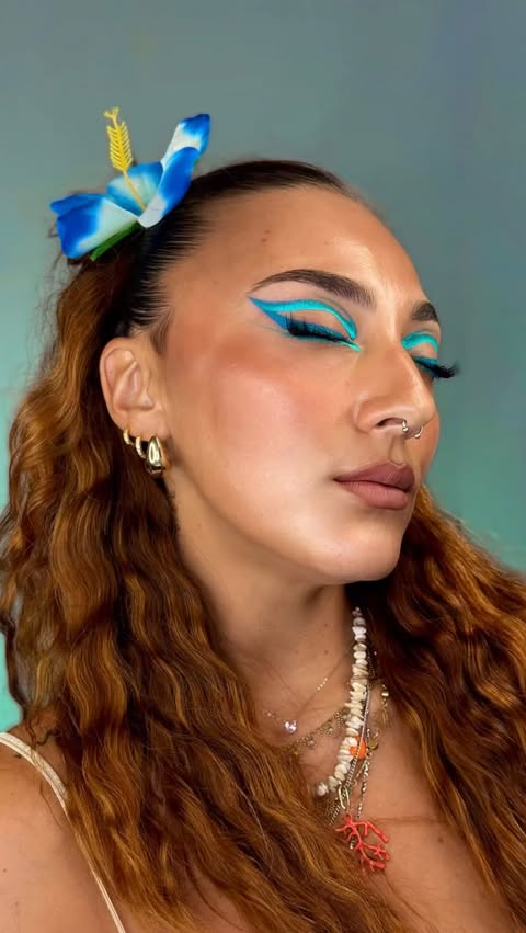 Instagram post by @aurora.russomua for moodylenses. Caption reads: TIGER 🐾 Lenses: @moodylenses_official - Backstage....