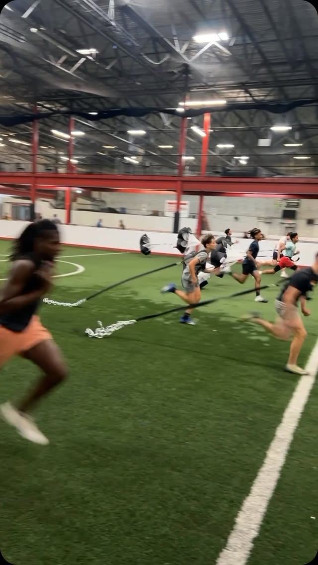 Instagram post by @a1__performance for Sklz. Caption reads: Speed School: Resistance ⛓️

Sundays at 9am, we....