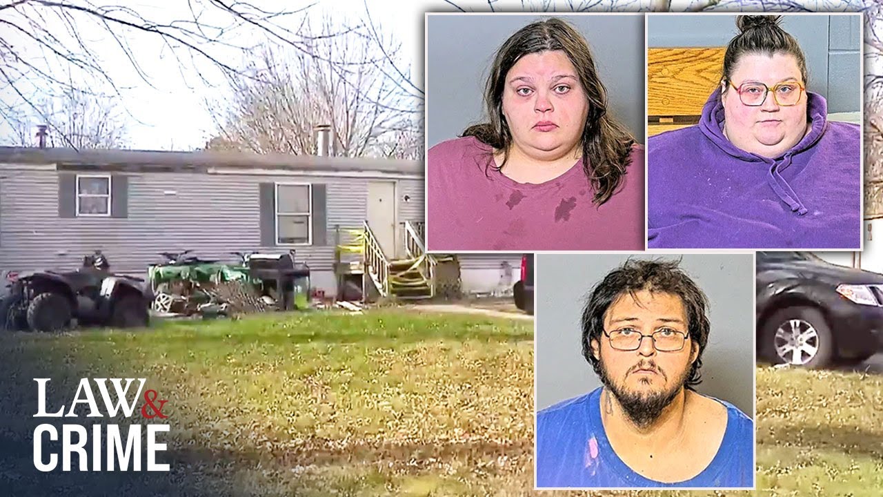 YouTube post by @LawAndCrime for Morgan & Morgan. Caption reads: Teen Girl Found Locked Up, Starved for Years:....