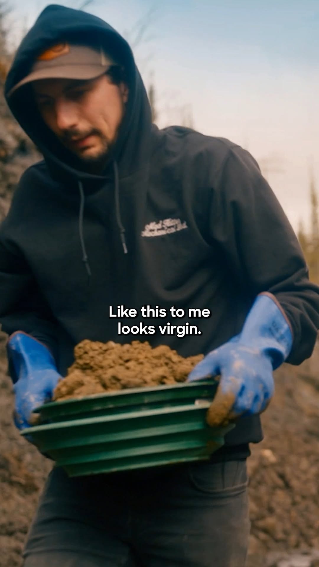 Instagram post by @goldrushparker for Discovery. Caption reads: Record-breaking gold this season, and Parker’s....