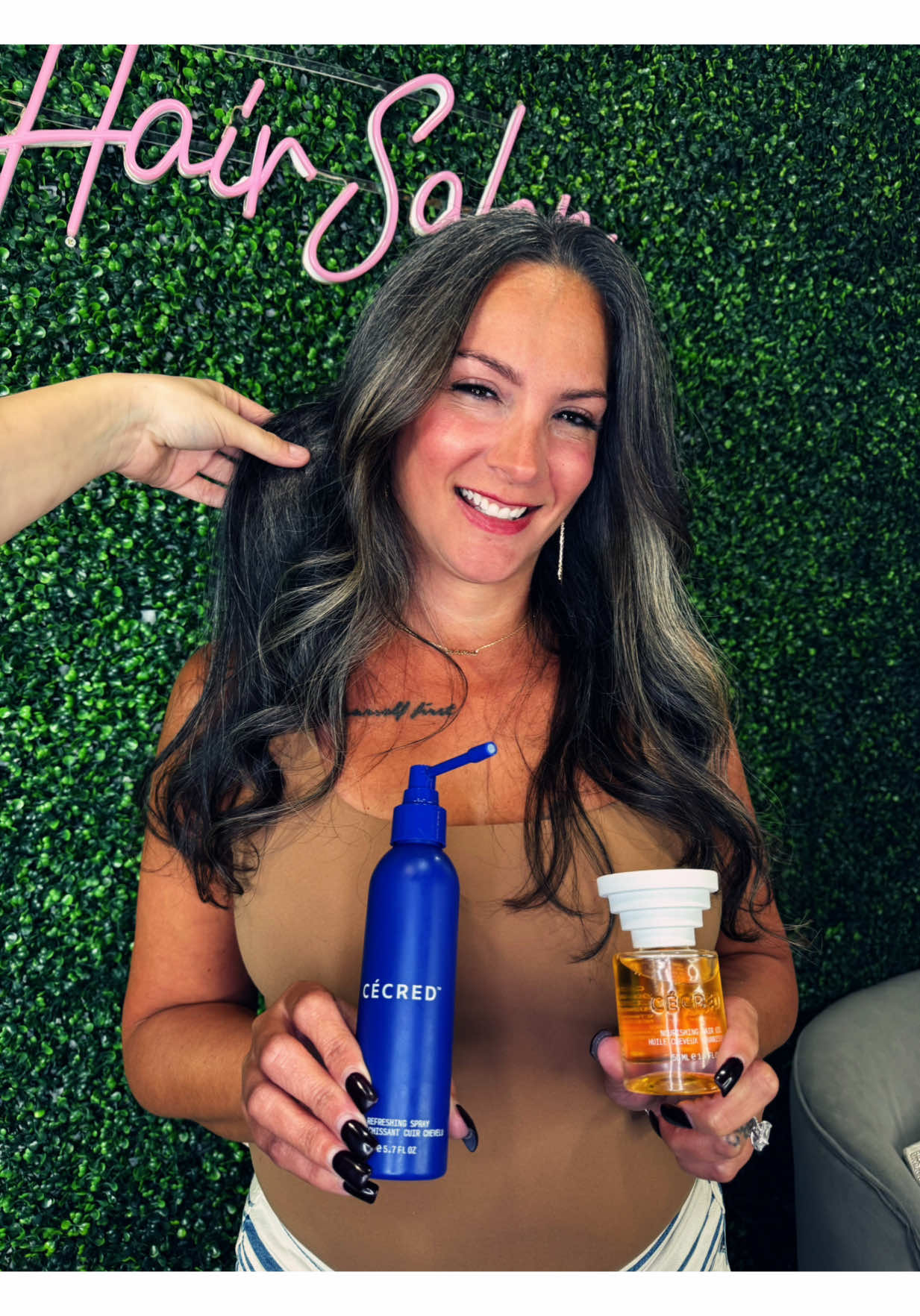 TikTok post by @ledafazal for Cécred. Caption reads: @CÉCRED has our hearts forever 💙 #cecredpartner....