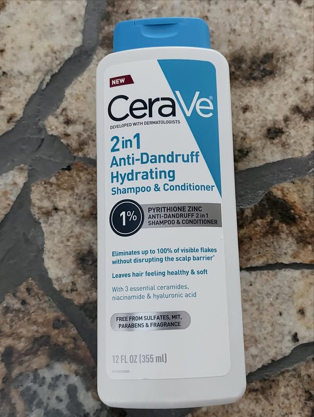 Instagram post by @view.my.reviews for Influenster. Caption reads: [...] anti-dandruff hydrating 2 in 1! @influenster....