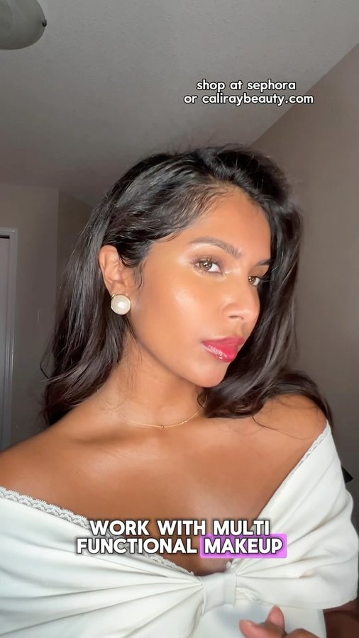 Instagram post by @ishiniw for Caliray. Caption reads: [...] includes 4 of the steps in one 😩💅🏾....