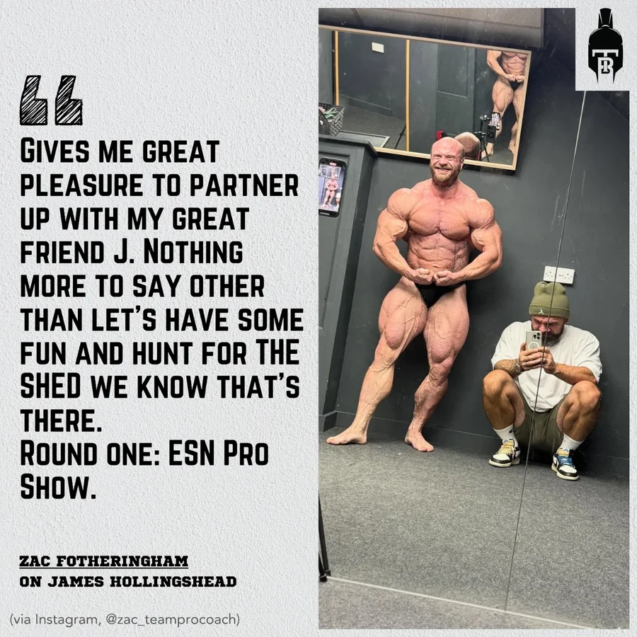 Instagram post by @bisandtrisnation for TuffWraps. Caption reads: @zac_teamprocoach on @hollingshead89:
"Gives me....