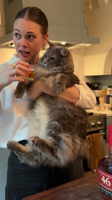 Instagram post by @alisoneroman for Maker’s Mark. Caption reads: #ad21+ Snail Butter Pasta (snails optional– you....