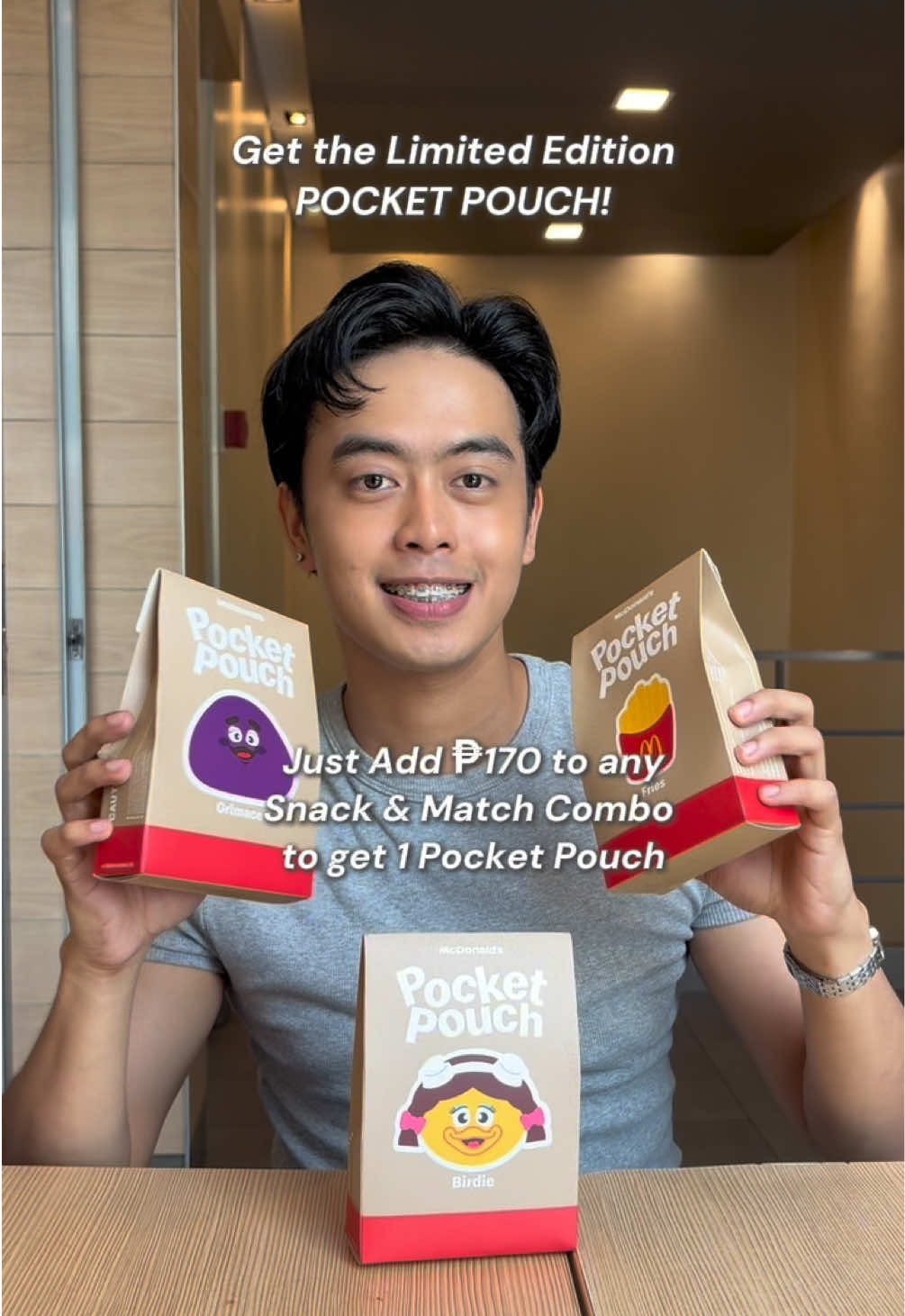 TikTok post by @mikeemacu for McDonald's Philippines. Caption reads: Di lang dapat outfit ang extra, dapat pati....