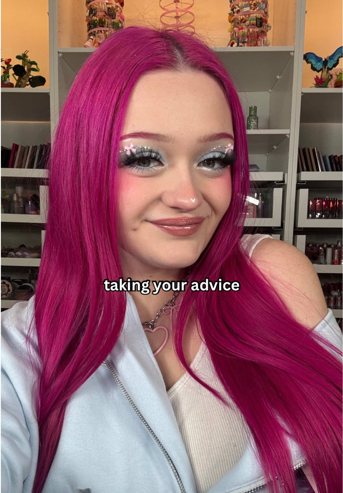 TikTok post by @linsmakeuplooks for Cocokind. Caption reads: [...] moisturizing milk @Caudalie vinoperfect....