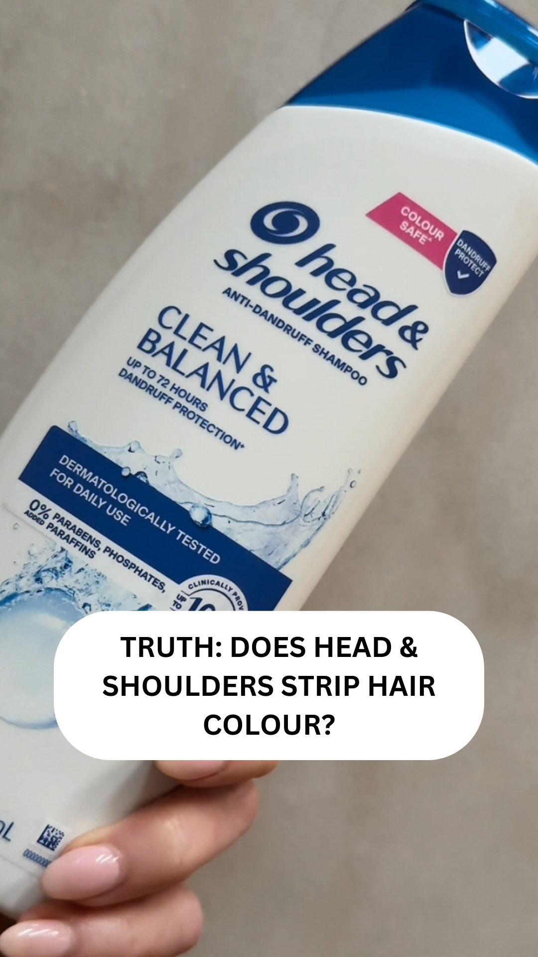 Instagram post by @drivenbybeauty_ for Head And Shoulders. Caption reads: If dandruff isn’t managed well it can have an....