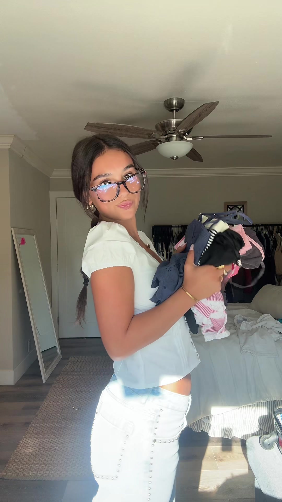 TikTok post by @madiluster for Edikted. Caption reads: @Edikted haul!! use code MLUR10 for $ [...].