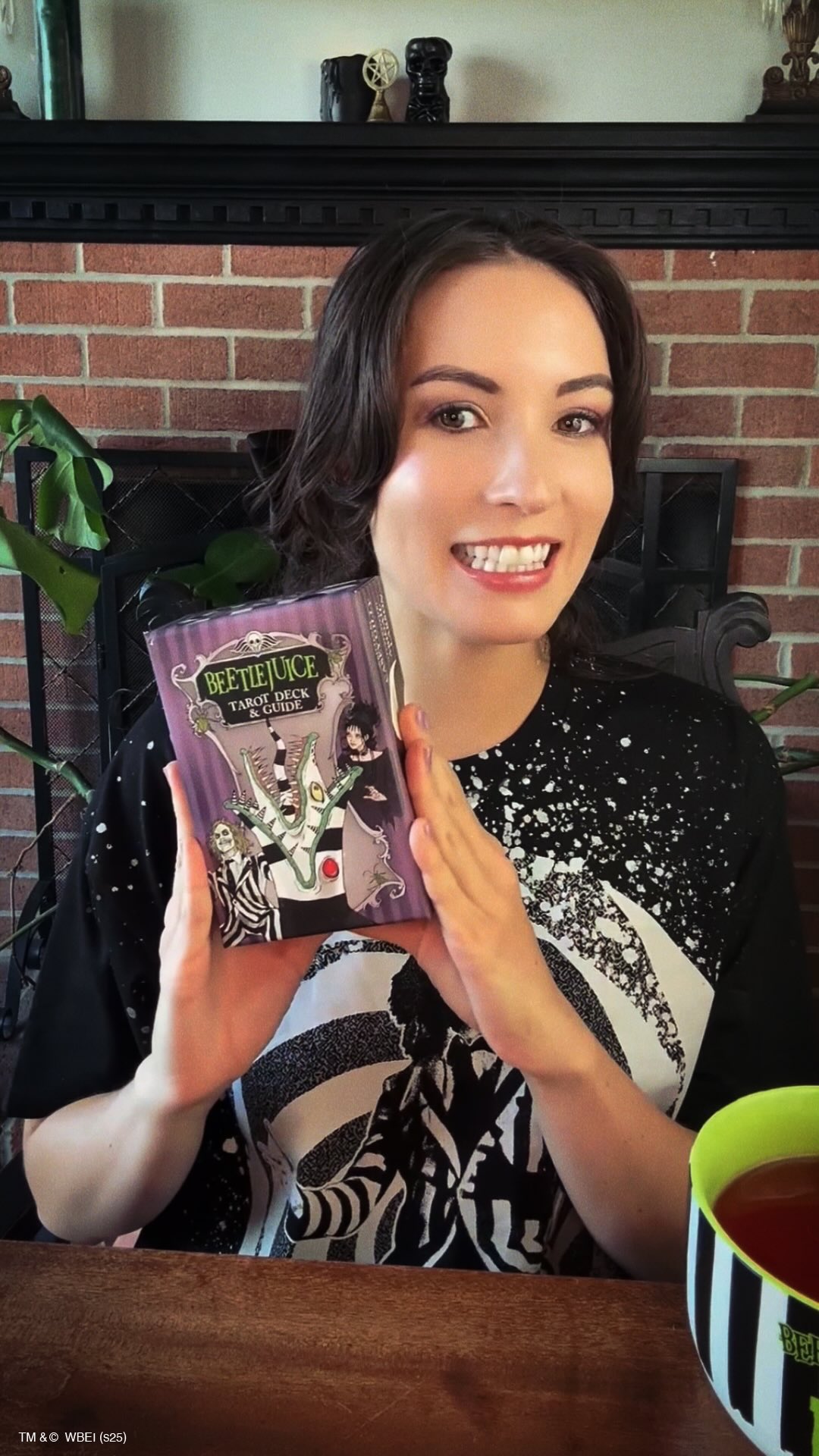 Instagram post by @instant_witch for Beetlejuice. Caption reads: What’s in the cards for you? #WBPartner.