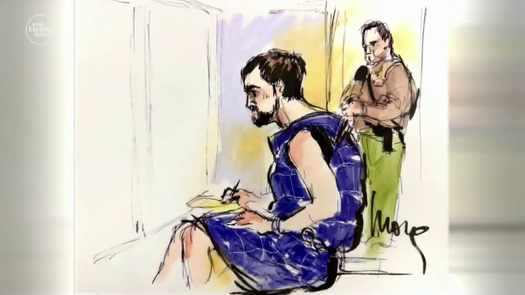 Instagram post by @jonathanvigliotti for CBS News. Caption reads: Nick Reiner appeared in a Los Angeles court on....