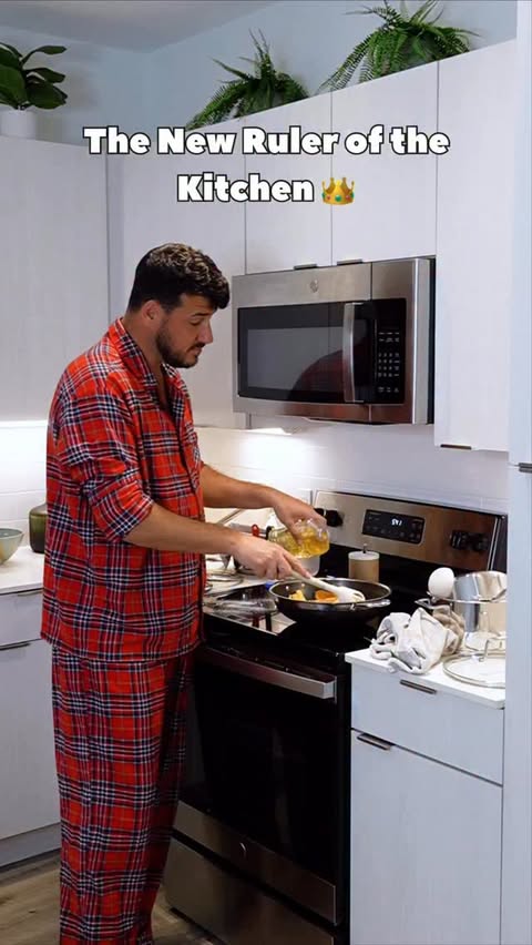 Instagram post by @wearejustthe3ofus for COSORI. Caption reads: Tonight was supposed to be simple… Michael....