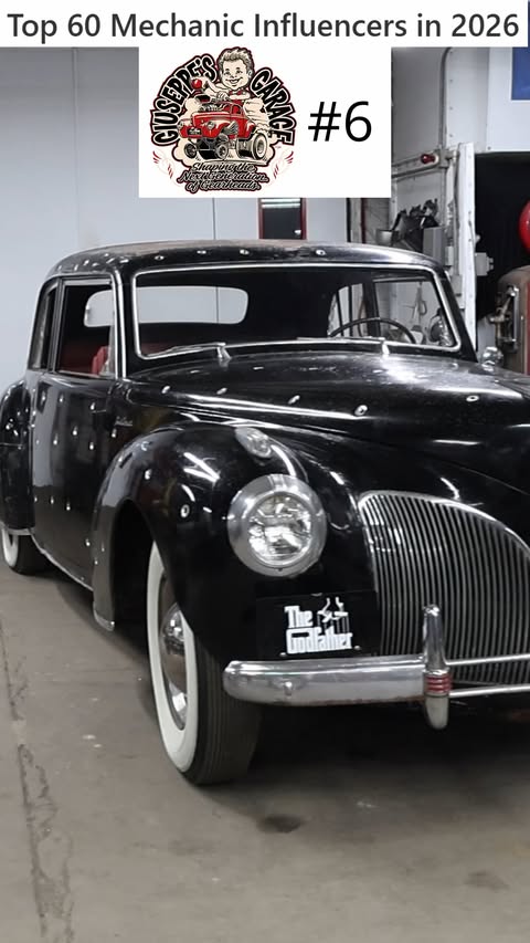 Instagram post by @giuseppesgarage for Lincoln Electric. Caption reads: I was ranked #6 in the Top 60 Mechanic Influencers....