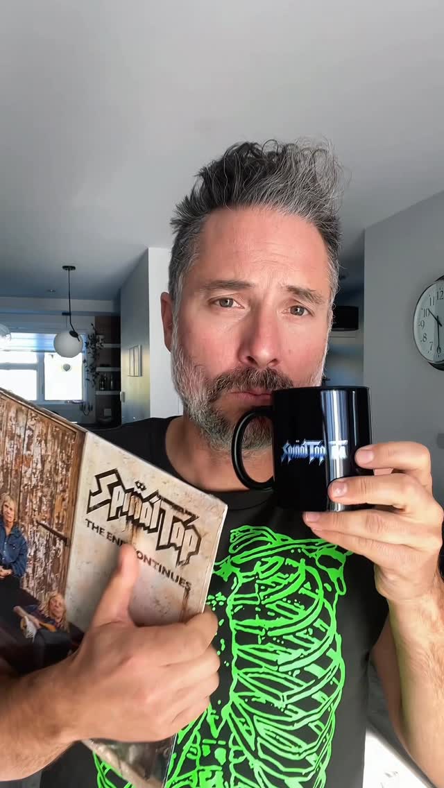 Instagram post by @garthbeauregard for Interscope Records. Caption reads: Spinal Tap - The End Continues 
On @interscope....