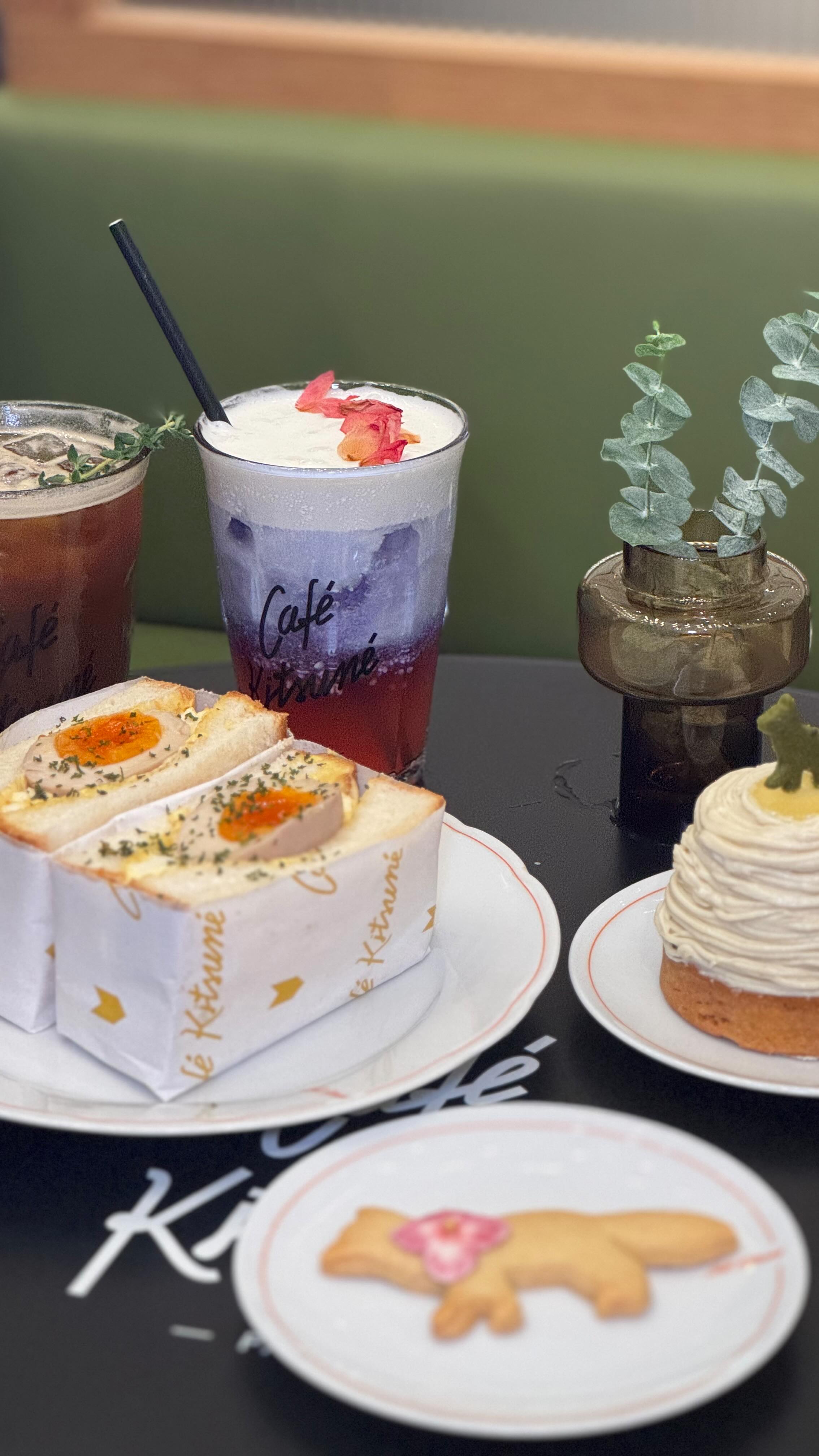 Instagram post by @liveloveatwithjie for The Straits Times. Caption reads: Café Kitsuné has officially arrived at Jewel....