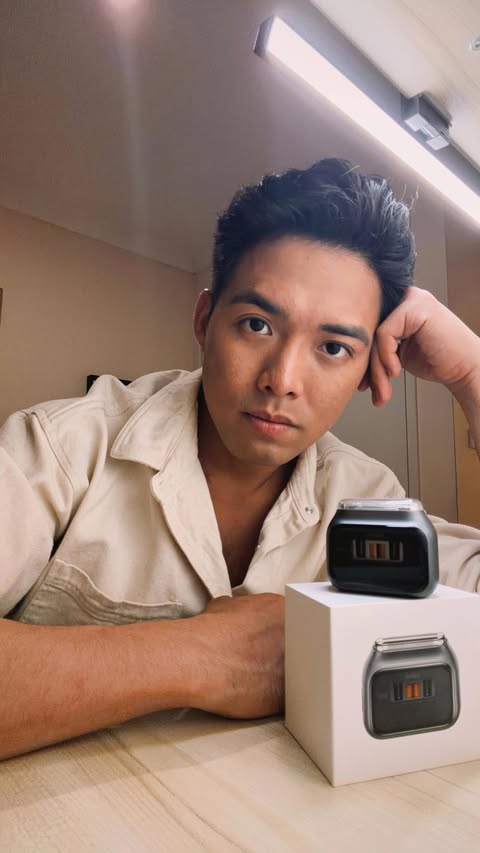 Instagram post by @cabigaobrian for Laifentech. Caption reads: What if Apple designed an electric shaver? The....