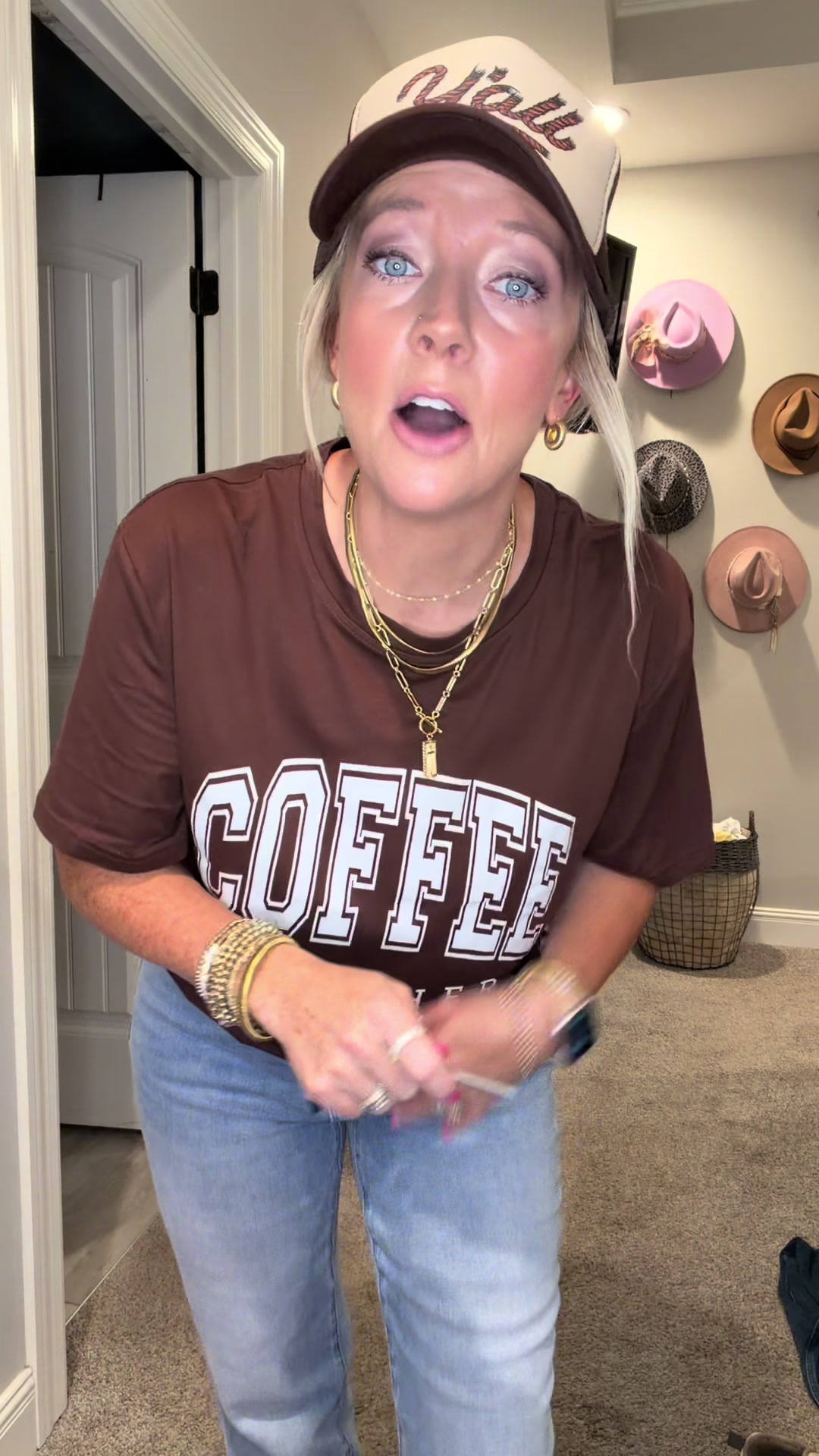 TikTok post by @brittney_burgess713 for Emma Lous Boutique. Caption reads: [...] #jeans #shortgirl #jeansforwomen @Emma Lous....