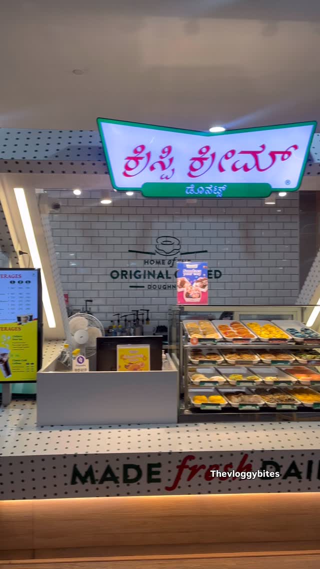 Instagram post by @vloggybites for Krispy Kreme. Caption reads: Pure magic in every bite! 4 new Harry Potter....