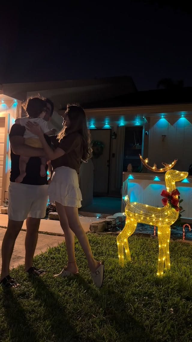 Instagram post by @theaydasdiary for Lepro. Caption reads: ✨ We decorated our home and backyard with....