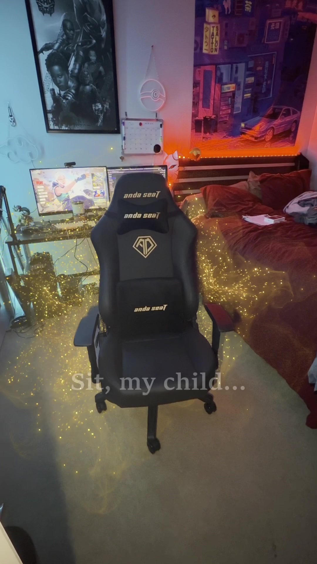 TikTok post by @dpjlocal for AndaSeat. Caption reads: [...] YOUR full potential with your own Andaseat....