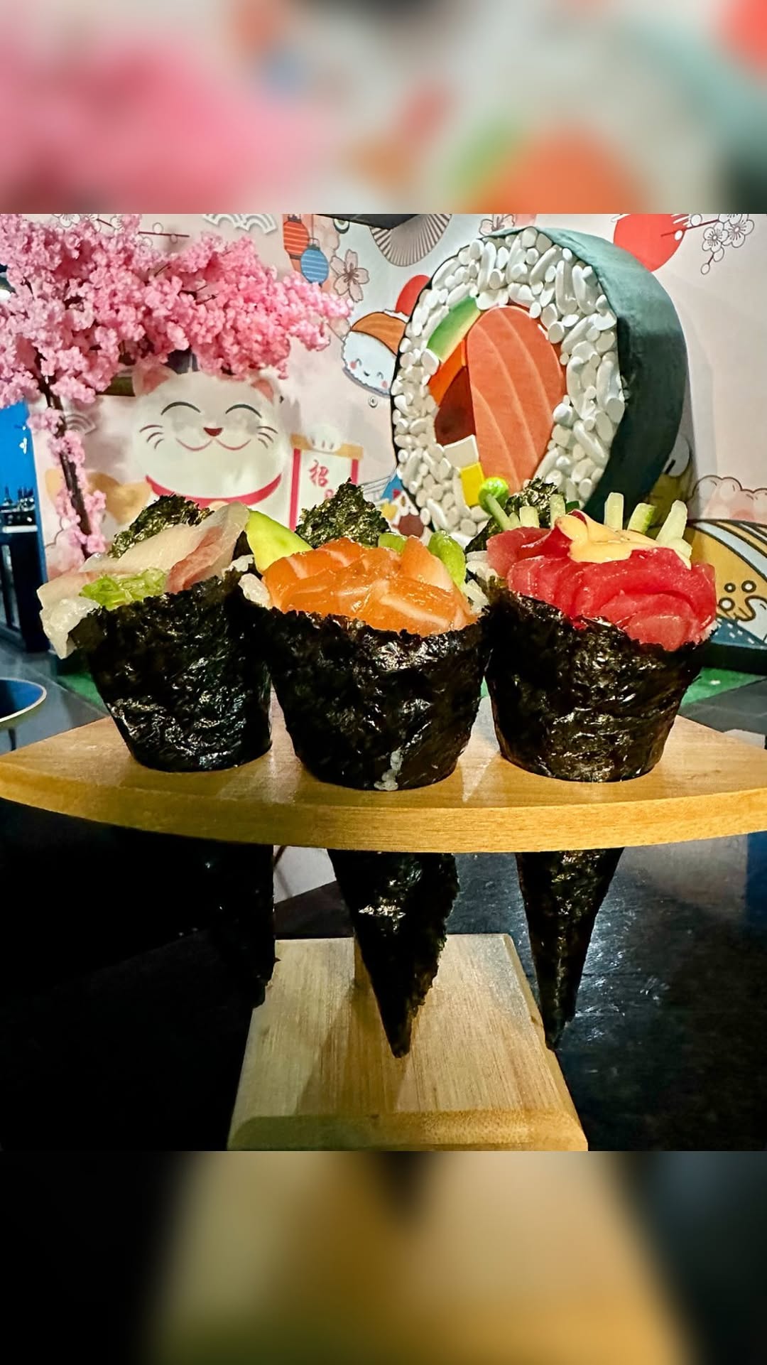 Instagram post by @otownfork for Foodie Tribe. Caption reads: BLUWAVE SUSHI GIVEAWAY CLOSED 🍣

@bluwave....