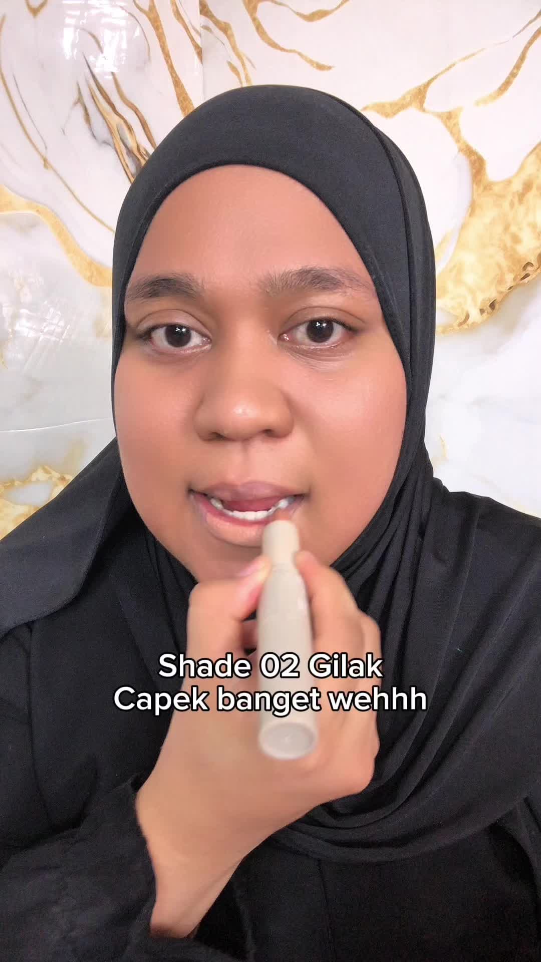 TikTok post by @nabilaanandapauzi for Madame Gie Cosmetics. Caption reads: [...] 29rb dapat bonus pencuci muka🫵 @Madame Gie....