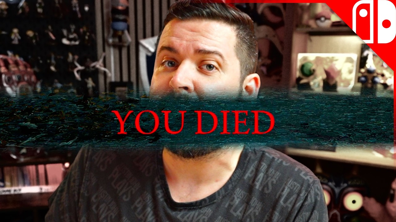 YouTube post by @AustinJohnPlays for Shop Titans. Caption reads: i attempted Elden Ring on Nintendo Switch 2.