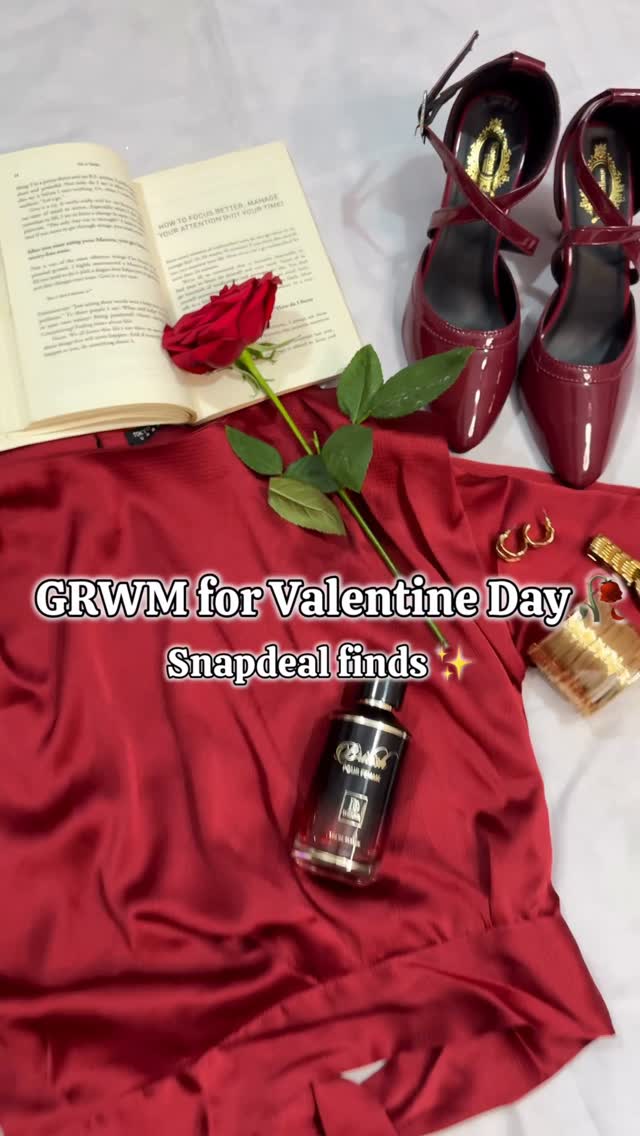 Instagram post by @neha_jais530 for Snapdeal. Caption reads: [...] Valentines Day, Fashion, ootd, GRWM]....