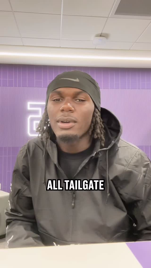 Instagram post by @goatfarmmedia for Dollar Shave Club. Caption reads: LSU TE Trey'Dez Green answers some questions with....