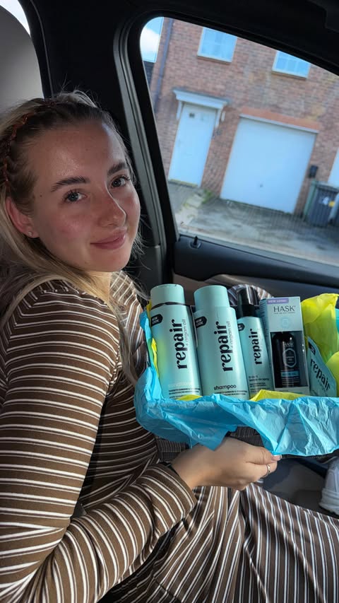 Instagram post by @gracewaites_ for HASK. Caption reads: [...] I give her the gifts that I’ve....